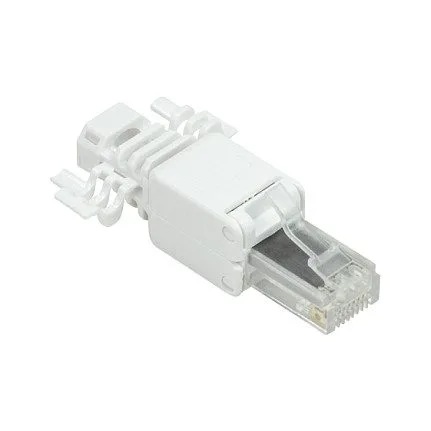 Modular Plug RJ45 Cat.6A, UTP, toolless, white — image 1