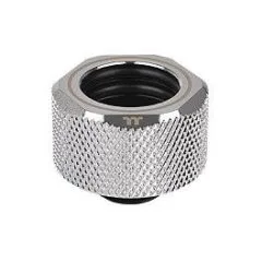K Thermaltake Pacific C-PRO G1 4 PETG Tube 16mm OD Compression Chrome Chrome