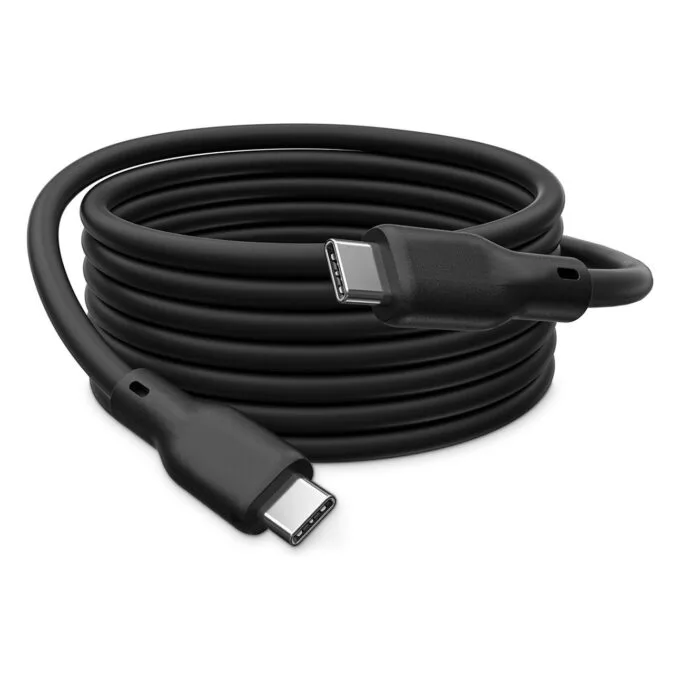 DIGITUS USB 4.0 Anschlusskabel Typ C-C Silikon St/St 1m sw — image 2