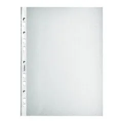 Herlitz Prospekthülle A4 genarbt Premium 100er Packung