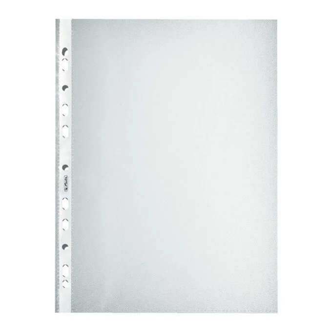 Herlitz Prospekthülle A4 genarbt Premium 100er Packung — image 1