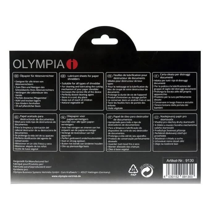 Olympia Ölpapier A5 12 Blatt — image 2