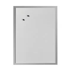 Herlitz Magnettafel und Whiteboard 40x60 Holzr. silber