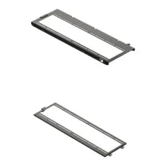 HAVN HS 420 Fan Brackets für 360 mm Radiatoren - schwarz
