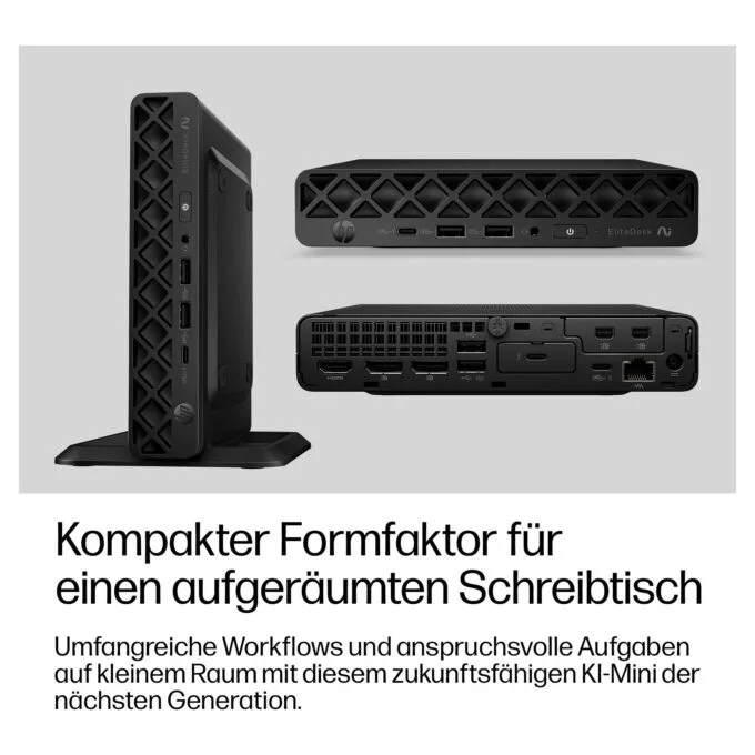 HP EliteDesk 8 Mini G2a RYZ AI 7 450/32GB/1TBSSD/W11 Pro 1J Gar (DE) — image 11