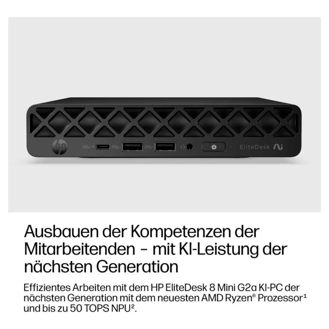 HP EliteDesk 8 Mini G2a RYZ AI 7 450/32GB/1TBSSD/W11 Pro 1J Gar (DE) — image 7