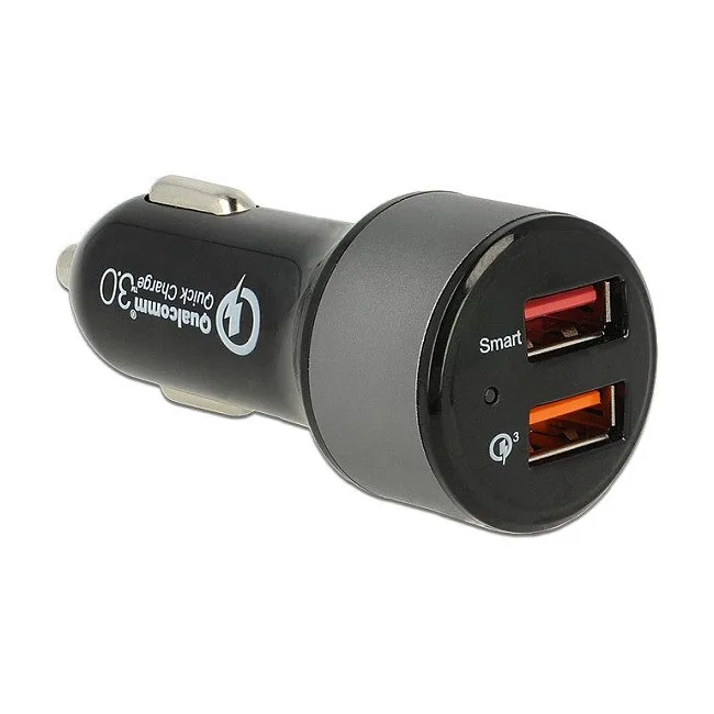 NAVILOCK Kfz Ladeadapter 2 x USB Typ-A mit Qualcomm Quick Charge 3.0 — image 1