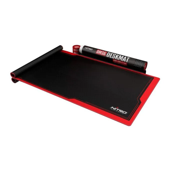 Tapis de souris Nitro Concepts DM16 Deskmat - XXXL (Noir/Rouge) — image 1