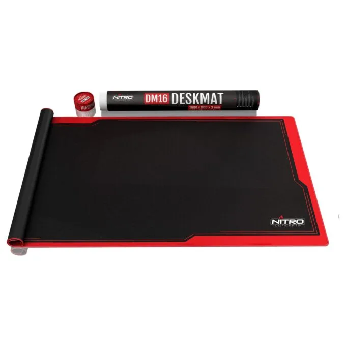 Tapis de souris Nitro Concepts DM16 Deskmat - XXXL (Noir/Rouge) — image 7