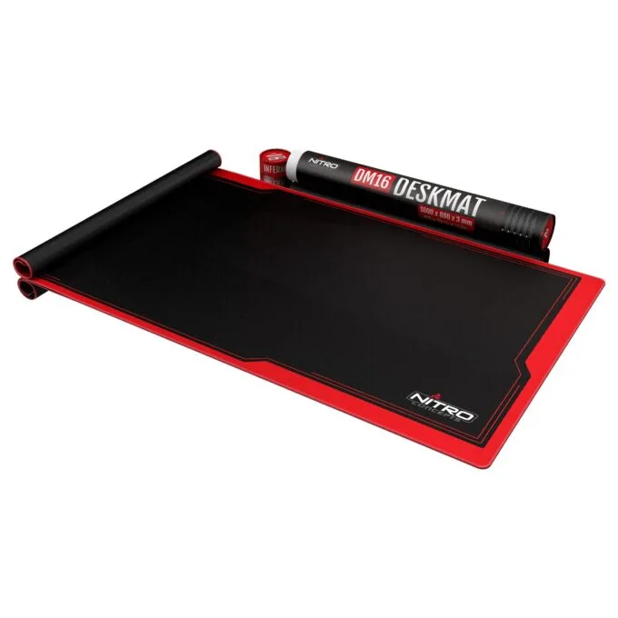 Tapis de souris Nitro Concepts DM16 Deskmat - XXXL (Noir/Rouge) — image 8