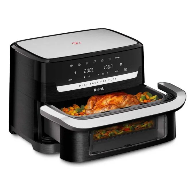 Tefal EY9228 Dual Easy Fry Flex Heißluftfritteuse — image 1