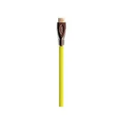 Python HDMI® 2.0 Kabel 4K2K Nylongeflecht gelb 0,5m