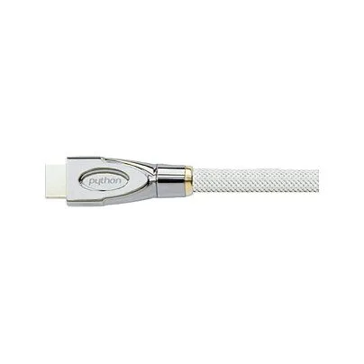 Python HDMI® 2.0 Kabel 4K2K Nylongeflecht weiß 0,5m — image 1