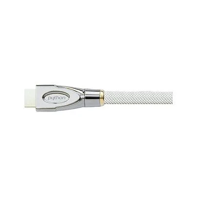 Python HDMI® 2.0 Kabel 4K2K Nylongeflecht weiß 1m — image 1