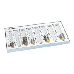 WEDO Zählbrett lichtgrau 33,3 x 18,3 x 3,1 cm