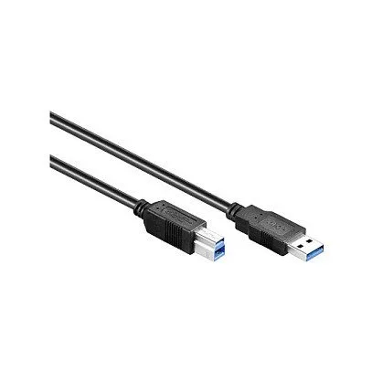 Anschlusskabel USB 3.0 Stecker A an Stecker B, schwarz, 1,8m, Good Connections® — image 1