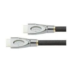 Python HDMI® 2.1 Kabel 8K UHD-2 Nylongeflecht schwarz 2m