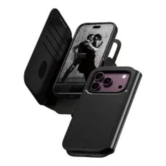 CARE™ by PanzerGlass® Tango 2-in-1 Wallet Case Black w. MagSafe iPhone 18 Pro | 17 Pro