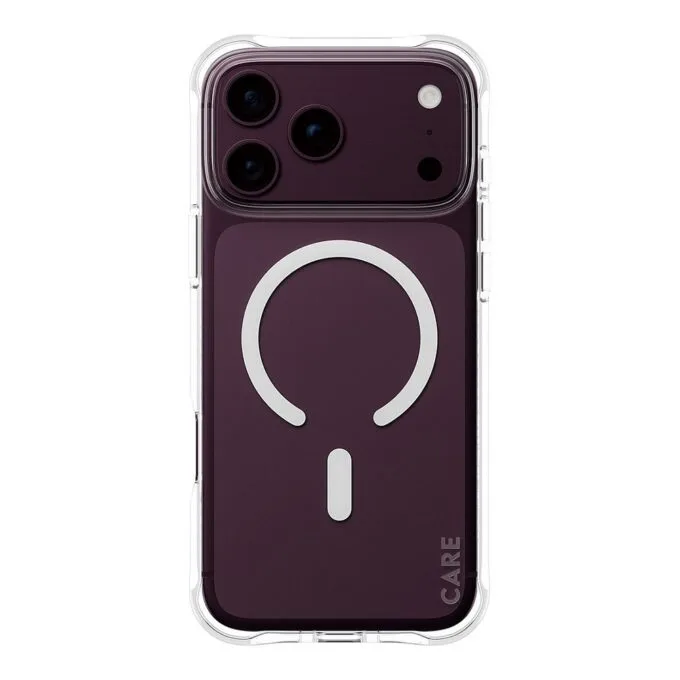 CARE by PanzerGlass Samba Case iP17/18 Pro Max Transpa. MS weiß — image 1