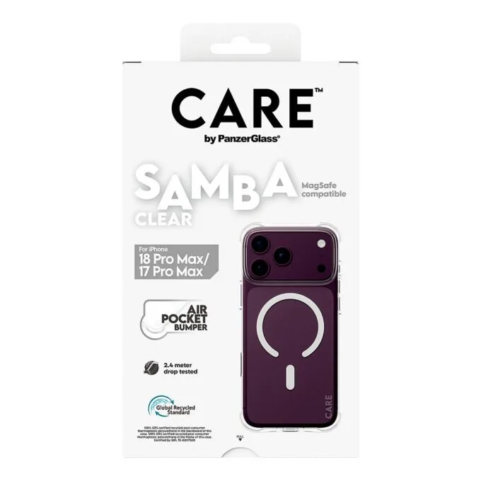 CARE by PanzerGlass Samba Case iP17/18 Pro Max Transpa. MS weiß — image 3
