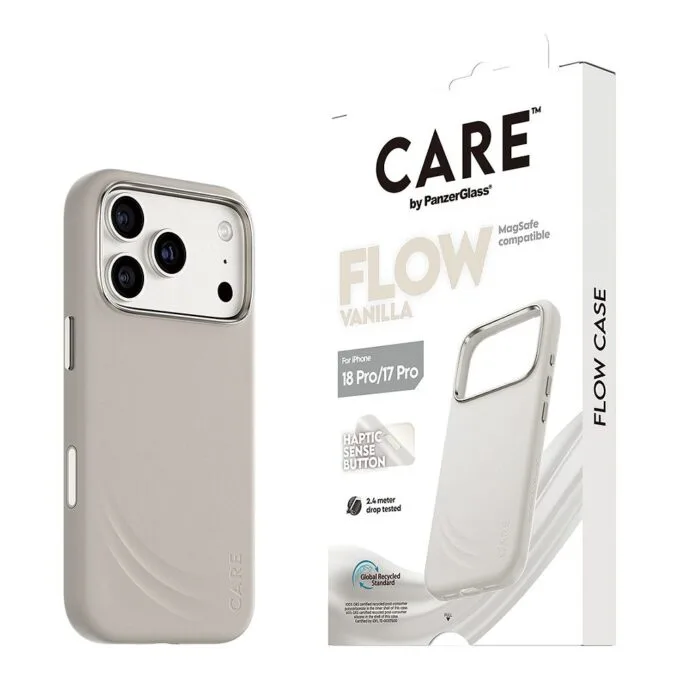 CARE by PanzerGlass Flow Case Vanilla m. MagSafe iPhone 17 Pro — image 6