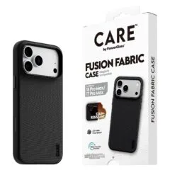 CARE by PanzerGlass Fusion Fabric Case Schwarz m. MagSafe iPhone 17 Pro Max
