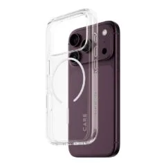 CARE by PanzerGlass Urban Explorer Case Transparent m. Weiss Magsafe iPhone 17 Pro