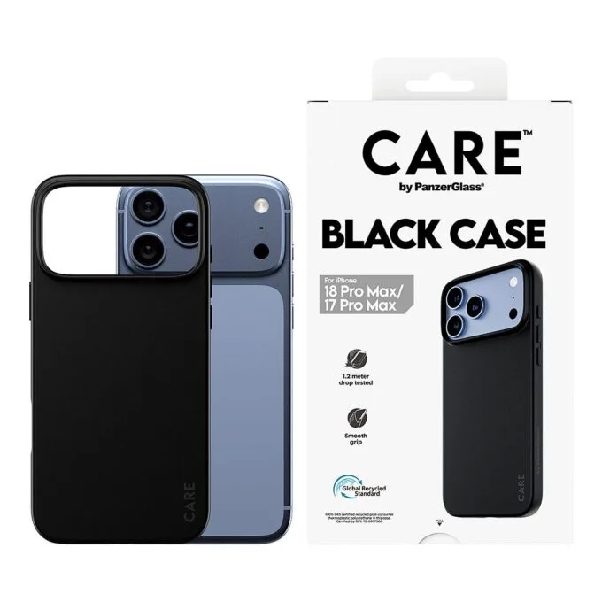 CARE by PanzerGlass TPU Case Schwarz iPhone 17 Pro Max — image 2