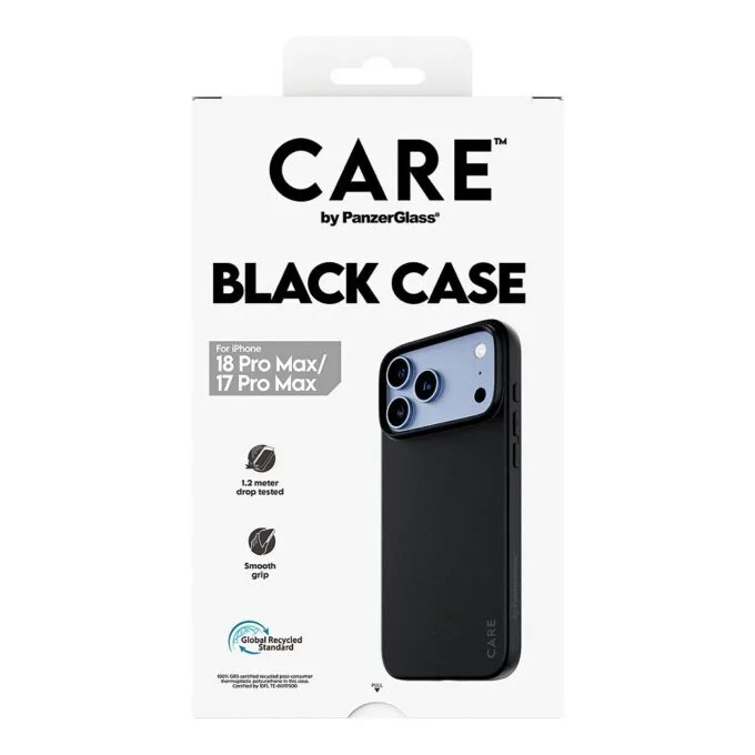 CARE by PanzerGlass TPU Case Schwarz iPhone 17 Pro Max — image 3