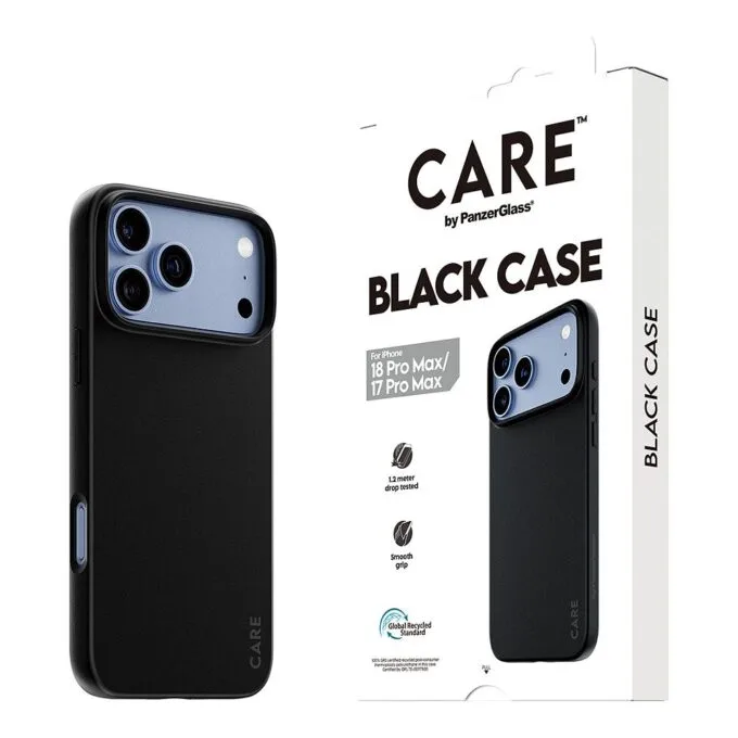 CARE by PanzerGlass TPU Case Schwarz iPhone 17 Pro Max — image 6