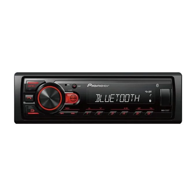 Pioneer MVH-230BT 1DIN Autoradio mit Bluetooth und USB-Eingängen — image 1