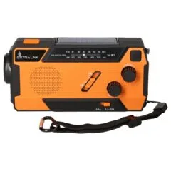 EXTRALINK RADIO AWARYJNE SOLARNE Z KORBKA DYNAMO POWERBANK 4000MAH Z LATARKA SOS SR-4000