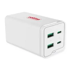 USB Charger 4 Port (2x USB-C 2x USB-A QC3.0) max. 120W