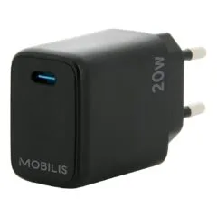 Mobilis Netzteil schnell 20 Watt PD/PPS (24 pin USBC) Schwarz Europa (001361)