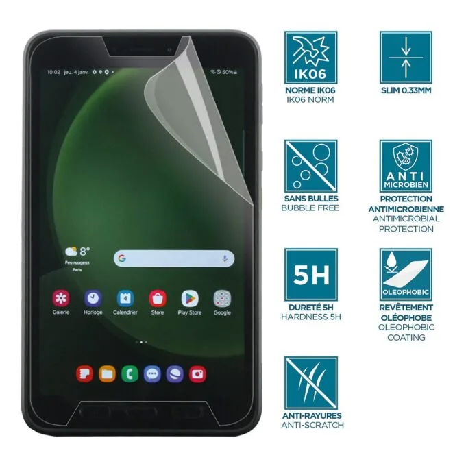 Mobilis Displayschutz AntiShock IK06 Galaxy Tab Active 5 8'' — image 3