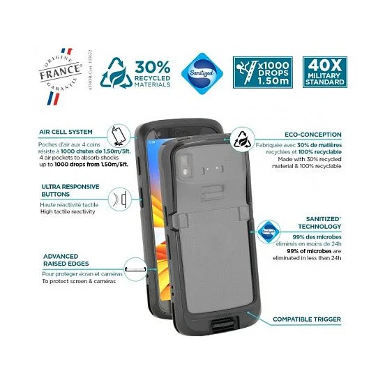 Mobilis PROTECH Case for Zebra TC22/27 HC50/20 Trigger softb — image 4