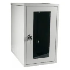 19" Wandgehäuse 5HE vertikal, 10" 10HE horizontal, RAL7035
