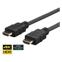 VivoLink Pro HDMI Cable with Ethernet HDMI Male to HDMI Male 7.5 M Black Molded 4K Support
