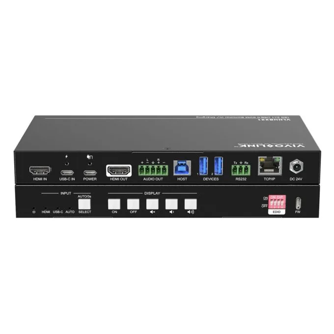 VivoLink 4K Presentation HDMI And USB-C to HDMI+USB3.0 DigitalData (VLHUB221) — image 1