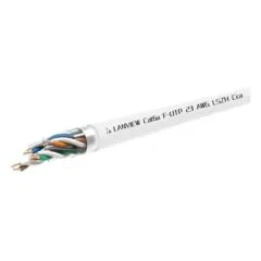 LANVIEW Cat6a F-UTP 4x2xAWG23 LSZH White 305m Fire ClassCca