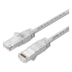 LANVIEW CAT6A UTP 0,25m White LSZH HIGH-FLEX