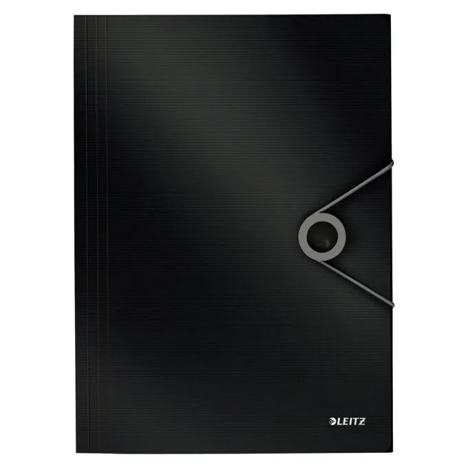 LEITZ Eckspanner Solid DIN A4 schwarz — image 1