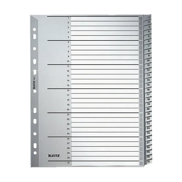 LEITZ Ordnerregister 1281 Vollformat - 1 Satz — image 1