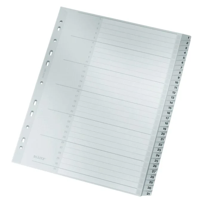 LEITZ Ordnerregister 1281 Vollformat - 1 Satz — image 2