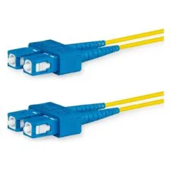 LANVIEW SC-SC Single Mode Fibre Cable Duplex OS2 9/125 LSZH 1M
