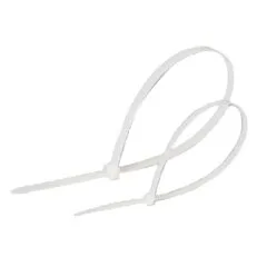 LANVIEW Cable Tie White 3.5 X 200mm 100 Pcs Package
