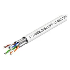 LANVIEW Cat6a U-FTP Network Cable 4x2xAWG23 LSZH White 500m