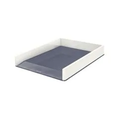 LEITZ Briefablage WOW Duo Colour - perlweiß/grau