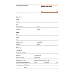 SIGEL Formularbuch Fahrtenbuch, Pkw und Lkw mit Kraftstoffverbrauch DIN A5 1x 32 Seiten