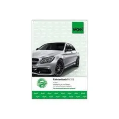 sigel Fahrtenbuch, Pkw mit Kraftstoffverbrauch FA513 DIN A5 - 32 Blatt